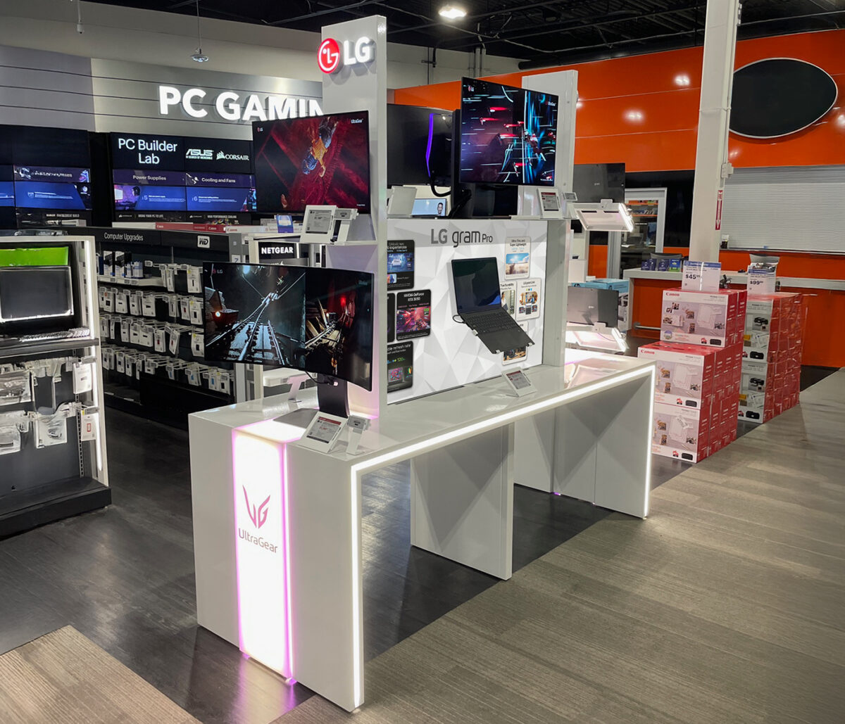 LG Electronics gaming monitor display