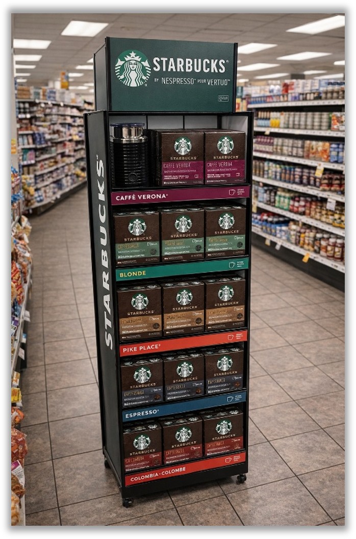 Starbucks coffee display